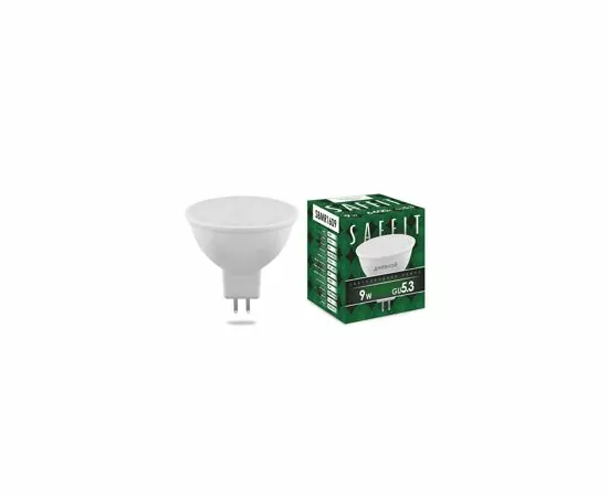 619366 - Saffit лампа MR16 GU5.3 220V 9W(810lm) 6400K 6K матовая 50x48 SBMR1609 55086 (2)