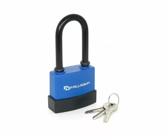 675133 - PALLADIUM 907WP-65L Замок навесной, Корпус Ш68*В58мм, Дужка d=11мм, Ш31*В73мм,3 англ.ключа,чугун(BL) (1)