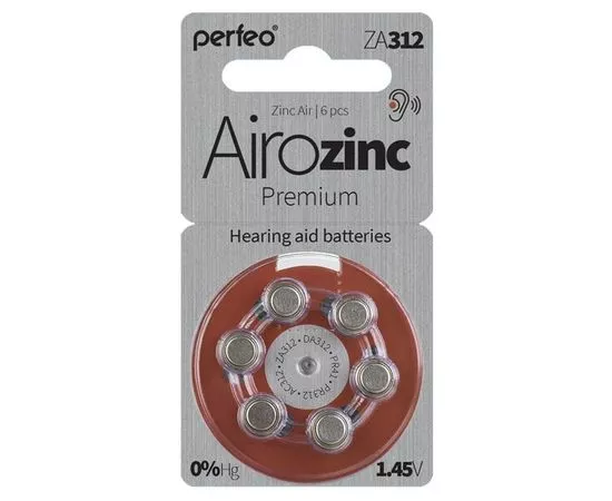 684422 - Э/п Perfeo Arizonic Premium ZA312 для слуховых аппаратов BL6 (1)