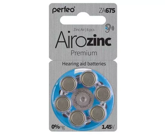 684423 - Э/п Perfeo Arizonic Premium ZA675 для слуховых аппаратов BL6 (1)