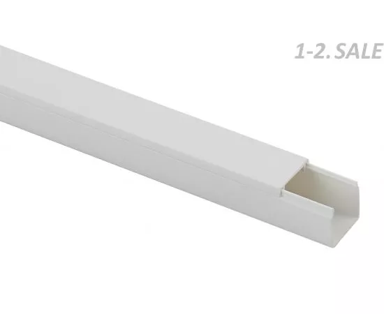 686434 - ЭРА Кабель-канал ПВХ 16х16 белый 2м (100м! в уп., цена за 1м) KK-W-16-16 9176 (1)