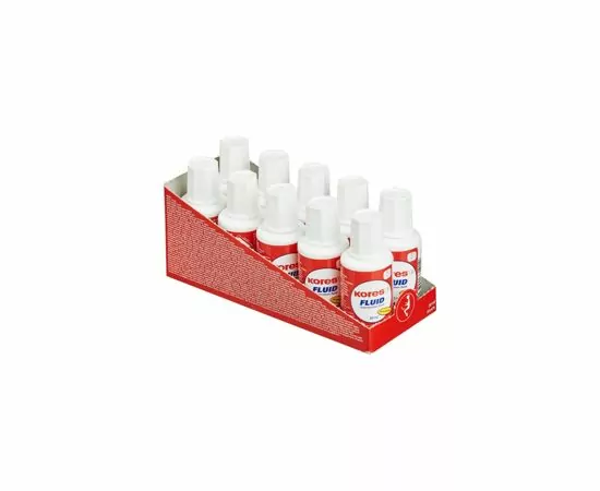 46580 - Корректирующая жидкость (штрих) KORES  FLUID 20мл на быстросохн осн, кисточка 66101 Арт.3915 (4)