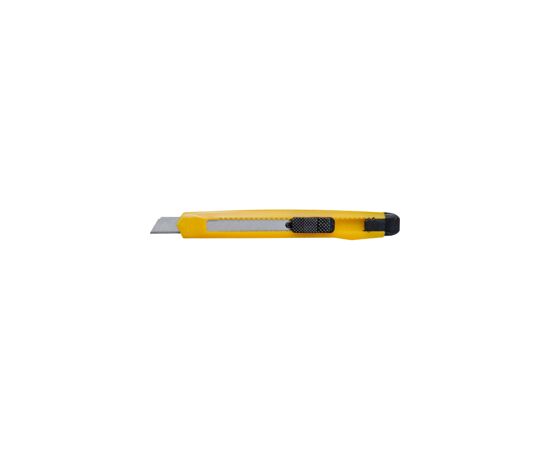 47962 - Нож канцелярский 9мм  Attache с фиксатором, полибег, цв.в ассорт. 15067 (7)