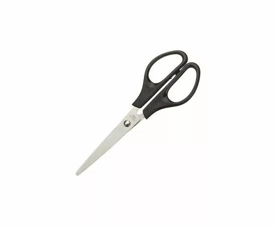 49585 - Ножницы Attache 169 мм с пластиковыми симметричными ручками, цвет черный 47588 (2)