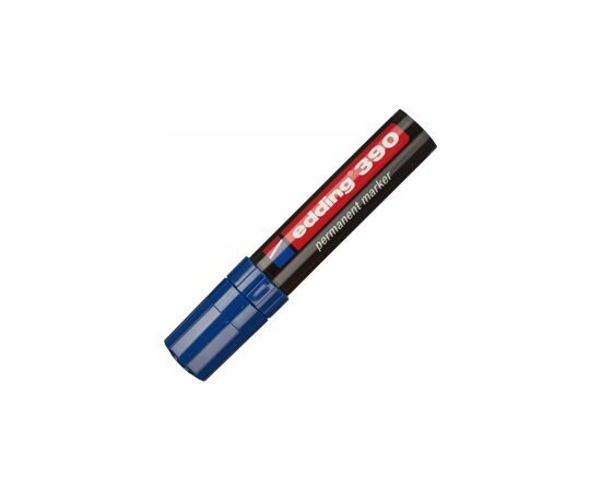 50721 - Маркер перманент EDDING E-390/3 скошеный наконечник синий 4-15мм Ге 56953 (4)