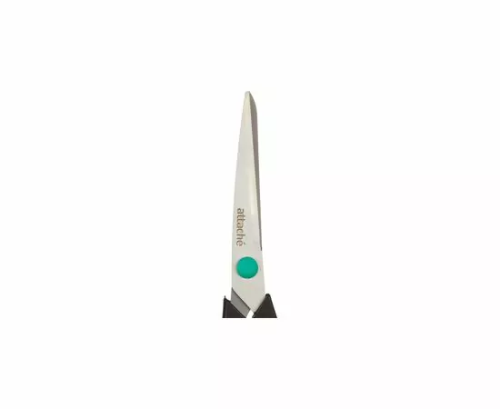 49582 - Ножницы Attache 195 мм с пласт. прорезин. ручками, цвет бирюзовый/черный 47585 (7)