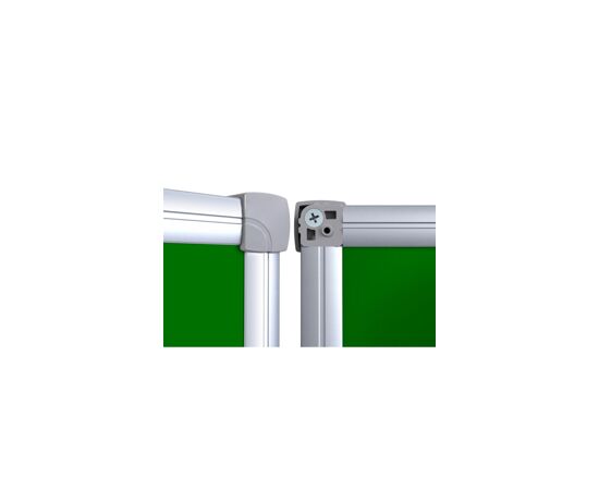 56319 - Доска меловая - магнитная зеленая 100х300 2-створ. Россия 52355 (8)