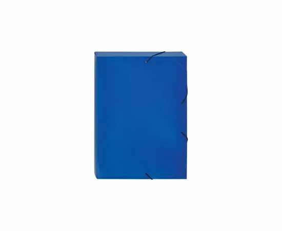 93398 - Папка на резинках -короб Attache,синий 318/045 112301 (2)