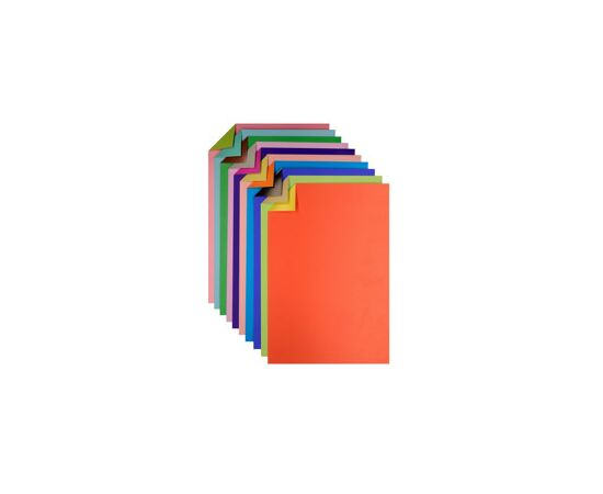 197581 - Бумага цветная картон набор А4 10л.20цв. ДВУХСТОРОННИЙ 11-410-38 24шт/уп. 152355 (5)