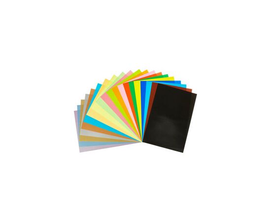 197577 - Бумага цветная набор А4 20л.20цв. МЕТАЛЛ+ФЛЮОР 11-420-36 30шт/уп. 152351 (4)