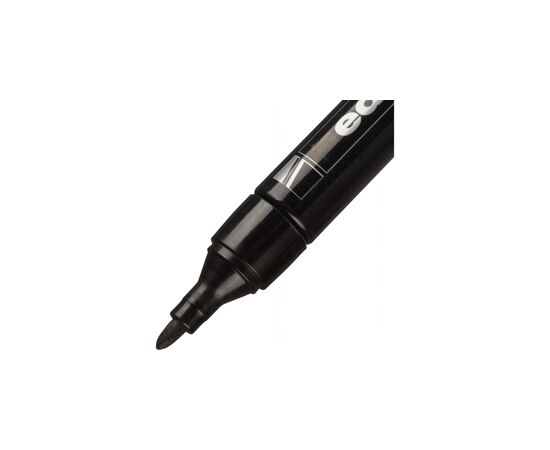 404843 - Маркер Перманент EDDING E-2000C/1 черный 1,5-3мм металл.корп. (6)