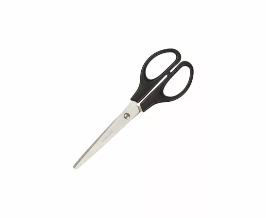 404893 - Ножницы Attache 180 мм с пластиковыми эллиптическими ручками, цвет черный 262864 (3)