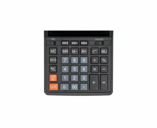 334029 - Калькулятор настольный ПОЛНОРАЗМЕРНЫЙ Citizen SDC-444S 12-разрядный черный (6)