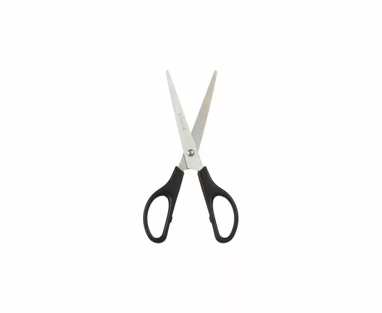 404893 - Ножницы Attache 180 мм с пластиковыми эллиптическими ручками, цвет черный 262864 (6)