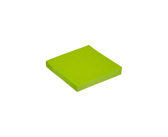 430373 - Блок-кубик бумага д/заметок 75х75 неон. зеленая 100л. 47075 (47077/47075) Kores 330458 (4)