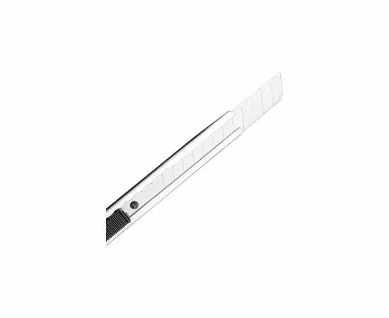 430706 - Нож канцелярский 9мм Attache металлический, фиксатор, цв.металлик 280460 (9)