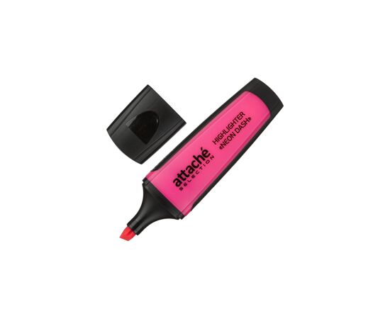 570836 - Маркер выделитель текста Attache Selection Neon Dash 1-5мм розовый 426883 (3)