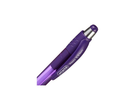 567065 - Ручка шарик. Attache Happy,фиолетовый корпус,цвет чернил-синий 389743 (6)