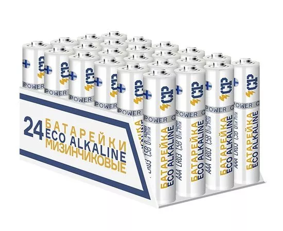 692922 - Элемент питания CRAZYPOWER Eco Alkaline LR03/286 BOX24 (24/576) (1)