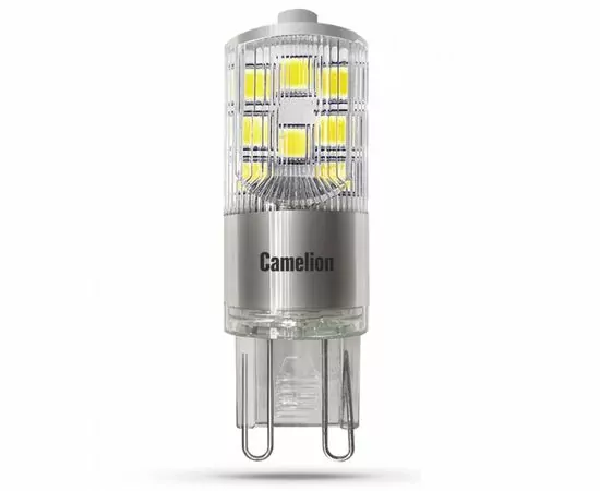 695012 - Лампа св/д Camelion G9 220V 5W(405lm 330°) 4500K 4K прозр. 55x16 пластик LED5-G9-NF/845/G9 (1)