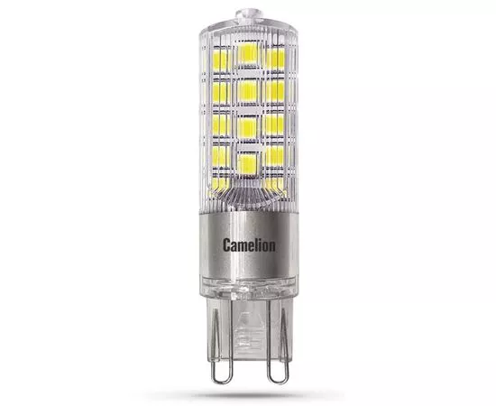 695013 - Лампа св/д Camelion G9 220V 6W(480lm 330°) 3000K 2K прозр. 65x16 пластик LED6-G9-NF/830/G9 (1)