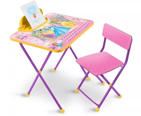 709687 - Комплект детский (стол+стул) Disney2, Принцессы Disney, Д2П, Nika (1)