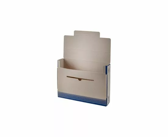 604841 - Короб архивный Короб Архивный Attache,75 мм,переплетный картон,син 390816 (5)