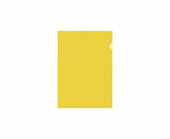 604905 - Папка уголок , 150 мкм, желтый 10 шт/уп Россия (3)