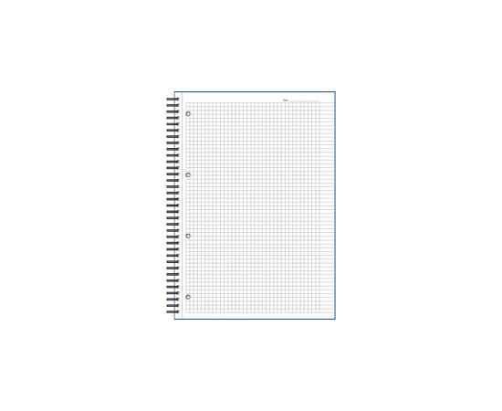 580553 - Бизнес-тетрадь 100л,кл,А4,LightBook,спираль,обл.синий,блок белый 70г/м 494589 (4)