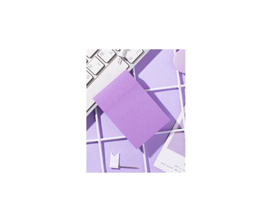 580491 - Блок-кубик Attache Selection с клеев. краем 76х51, неон, фиолет. 100л 383713 (7)
