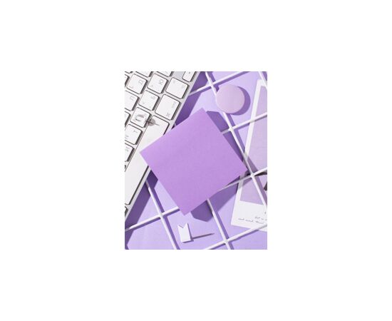 580472 - Блок-кубик Attache Selection с клеев. краем 76х76, неон, фиолет. 100л 383707 (7)