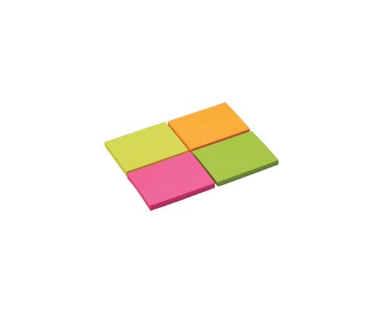 580533 - Блок-кубик Attache Selection с клеев. краем 38х51, неон, 4 цвета 50х4 383715 (4)
