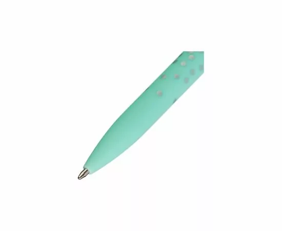 605052 - Ручка шарик. Attache Romance маслян, Soft touch, зелен корп, син. стерж 571481 (5)