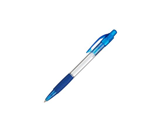 605046 - Ручка шарик. Attache Happy, прозрачн. корп, цвет чернил-синий 563886 (2)