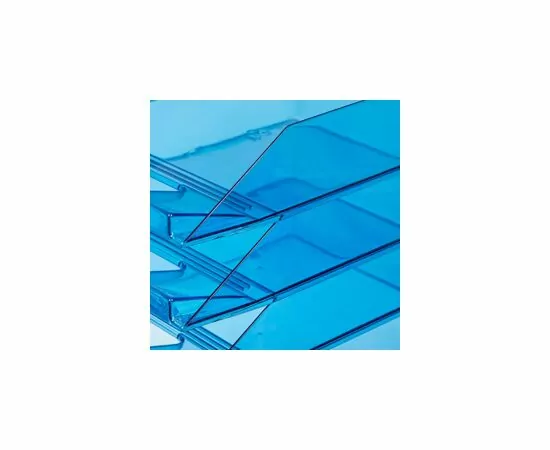 605121 - Лоток д/бумаг Attache, тонированный синий 4шт/уп 624279 (5)