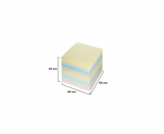 605083 - Блок д/записей Attache Economy на склейке 9х9х9 цветной 605145 (7)