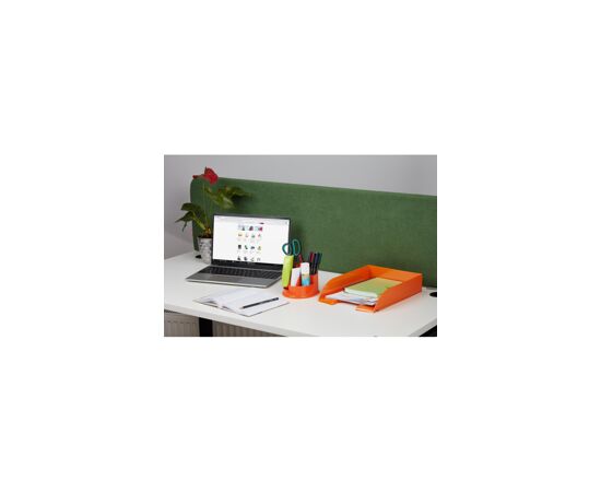 605140 - Подставка для канцелярских мелочей Attache fantasy, оранжевый 490038 (4)