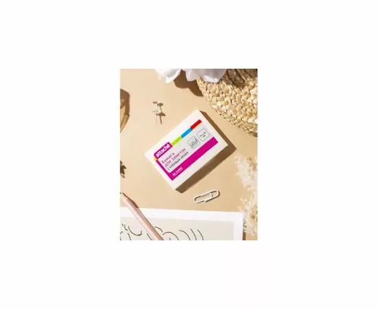 605093 - Блок-кубик Attache с клеев.краем 76х51 розовый 100л. 633898 (8)