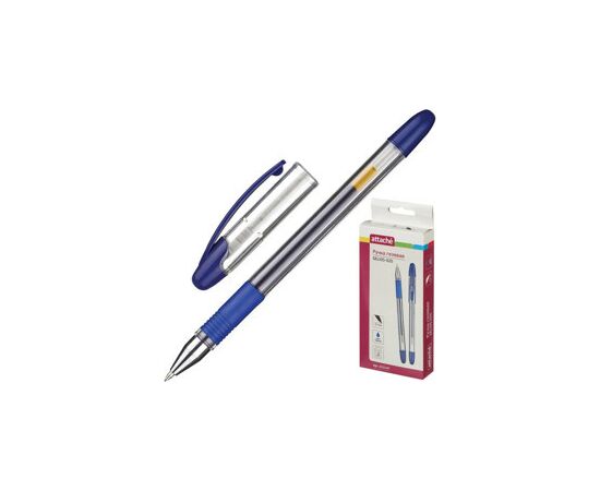 605063 - Ручка гелевая Attache Gelios-020 синий стерж, 0,5 мм 613147 (4)