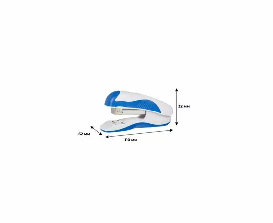 605196 - Степлер Attache Master до 20 листов, белый/синий, №24/6, 26/6 612594 (6)