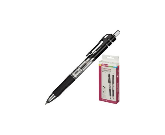 605065 - Ручка гелевая Attache Hammer черный стерж, автомат, 0,5мм 613149 (4)