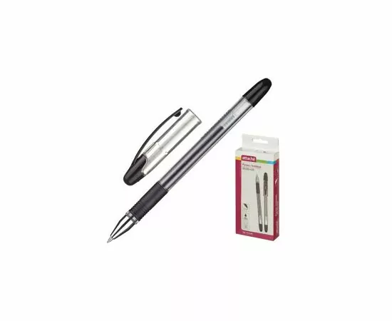 605062 - Ручка гелевая Attache Gelios-020 черный стерж, 0,5 мм 613146 (5)
