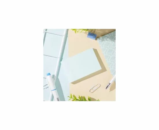 605092 - Блок-кубик Attache с клеев.краем 76х51 голубой 100л. 633897 (7)