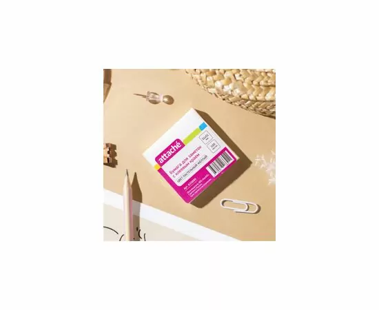 605094 - Блок-кубик Attache с клеев.краем 51х51 желтый 100л. 633899 (7)