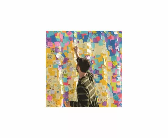 632910 - Блок-кубик Post-it Optima 654-OGP 76х76 весна плюс 125 л. (6)