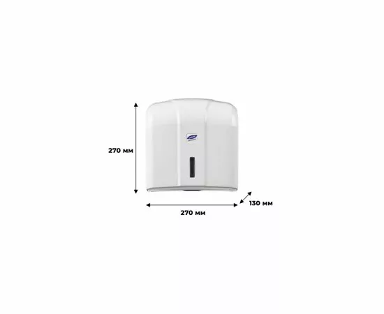 701125 - Диспенсер д/полотенец лист. Luscan Professional слож. V белый 479407 (4)