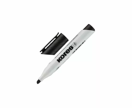 701023 - Маркер д/досок  чёрный 3-5 мм скошенный наконечник 20850 Kores 867783 (2)