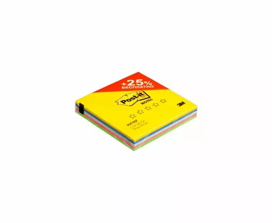 632910 - Блок-кубик Post-it Optima 654-OGP 76х76 весна плюс 125 л. (3)