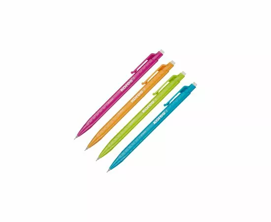701015 - Карандаш механический  цвет в ассортименте 0,5 мм с ластиком 99152 Kores 479021 (3)