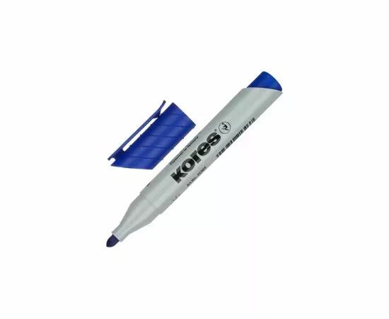 701027 - Маркер по бумаге (д/флипчартов)  XF1 синий 21303 Kores 738385 (3)
